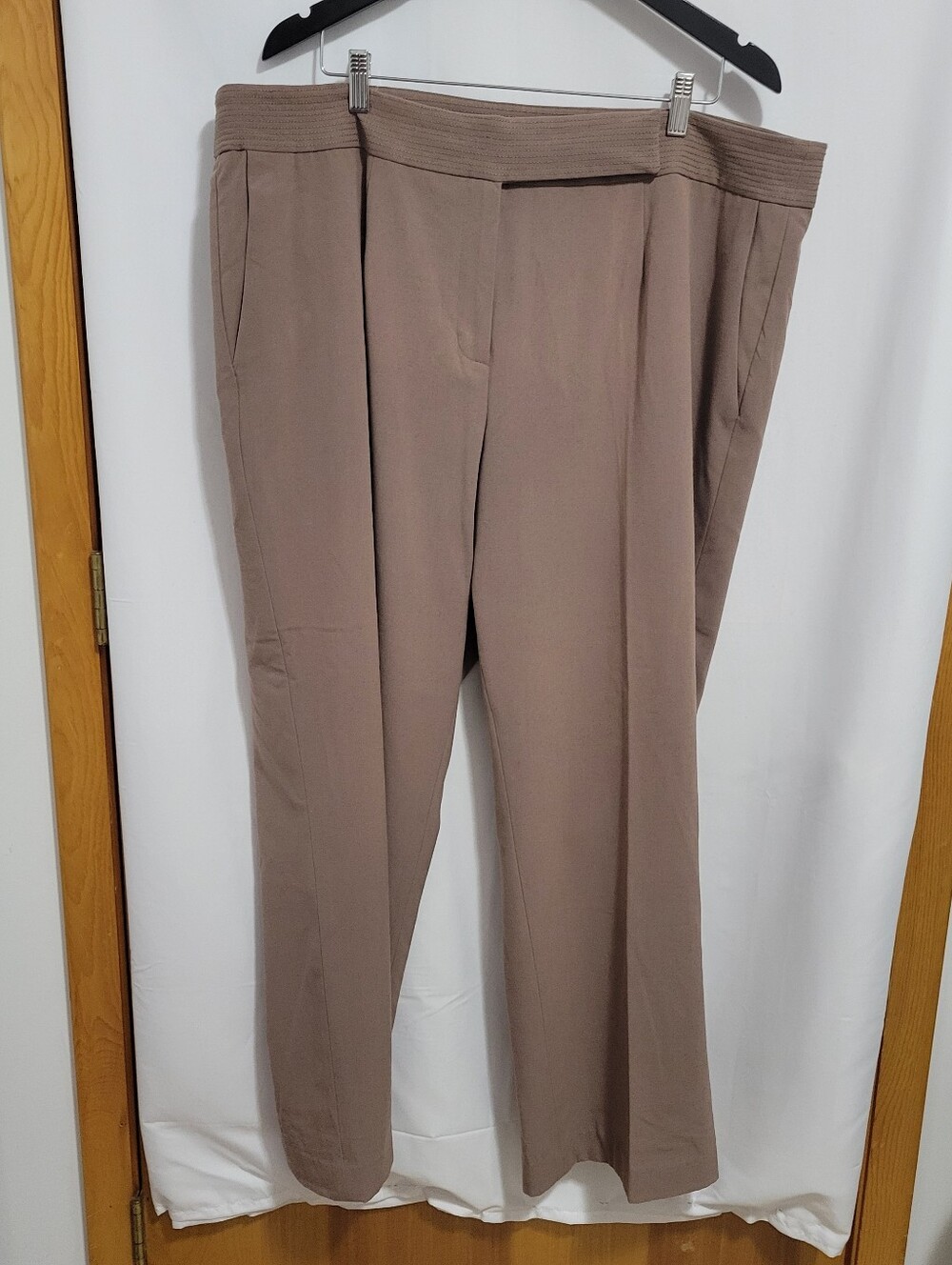 Kasper Taupe Dress Pants, Size 20W